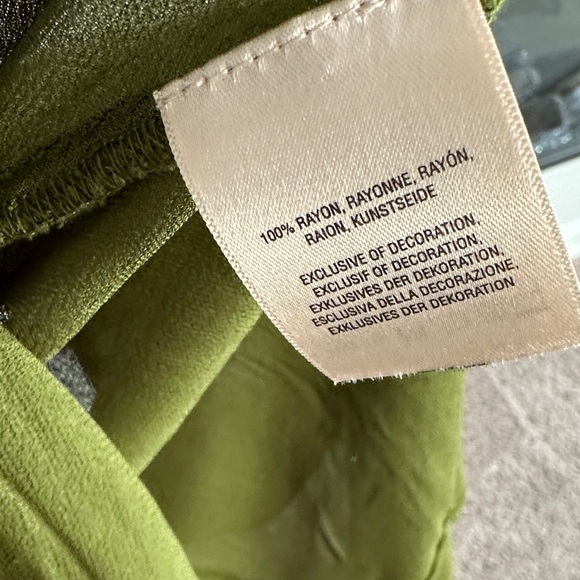 Maeve Olive Green Sheer Maxi Cover-Up Dress - Picture 4 of 7